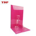 Wholesale Custom Red Lipstick and Eyeshadow Acrylic Cosmetic Display Stand